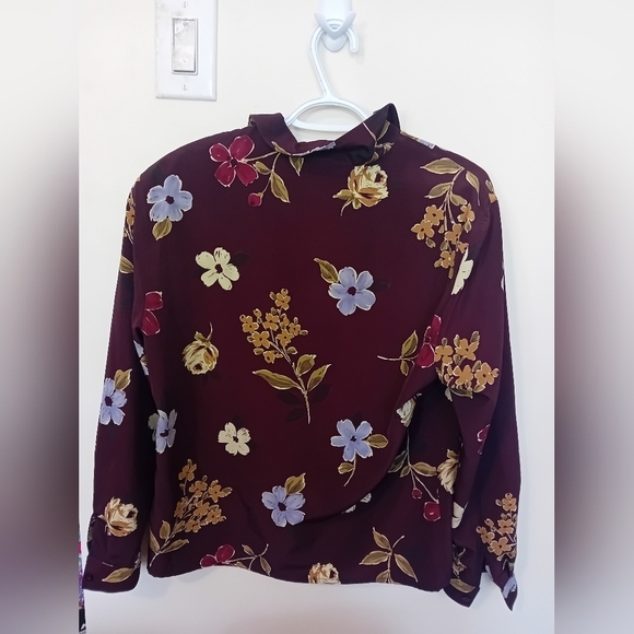 Vintage 90s Jones Wear Buttton Down Shoulder Pad Business Professional Size 12 - Picture 6 of 6